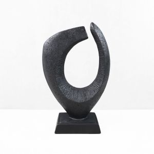 PULSE II ΔΙΑΚΟΣΜΗΤΙΚΟ 18.5x8.5x30cm RESIN ΜΑΥΡΟ