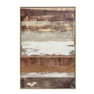 MIRRHA ΠΙΝΑΚΑΣ ΔΙΑΚΟΣΜΗΤΙΚΟΣ ΜΕ ΚΟΡΝΙΖΑ 82.6x4.3x122.6cm ΚΑΜΒΑΣ ΚΑΦΕ PS