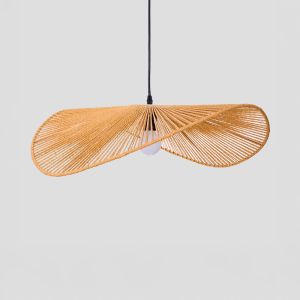 LUMA ΦΩΤΙΣΤΙΚΟ ΟΡΟΦΗΣ 60x20.5cm ΣΧΟΙΝΙ ΚΑΦΕ ΧΑΡΤΙ