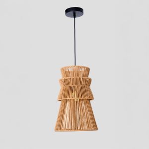 CLEO ΦΩΤΙΣΤΙΚΟ ΟΡΟΦΗΣ 26.5x38.5cm ΣΧΟΙΝΙ ΚΑΦΕ ΧΑΡΤΙ