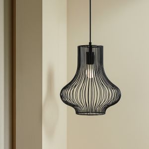NOOR ΦΩΤΙΣΤΙΚΟ ΟΡΟΦΗΣ 25x30.5cm ΣΙΔΕΡΟ ΜΑΥΡΟ