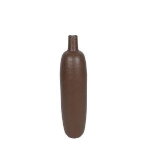 AERIS ΒΑΖΟ 20x77.5cm ΜΕΤΑΛΛΟ ΚΑΦΕ ΣΚΟΥΡΟ