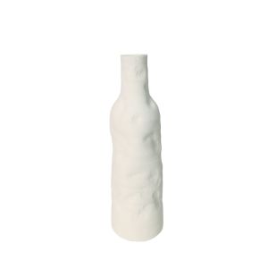 ORENDA ΒΑΖΟ 14x14x44cm ΚΕΡΑΜΙΚΟ ΛΕΥΚΟ