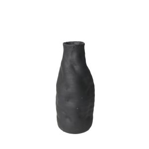 ELOURA ΒΑΖΟ 15x15x36cm ΚΕΡΑΜΙΚΟ ΜΑΥΡΟ