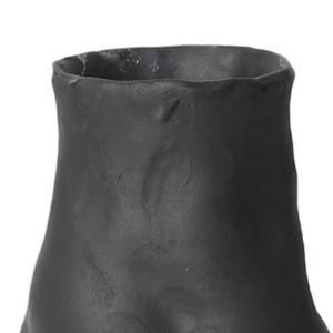 ELOURA ΒΑΖΟ 15x15x36cm ΚΕΡΑΜΙΚΟ ΜΑΥΡΟ