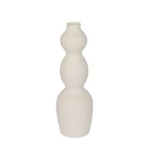 AIRA ΒΑΖΟ 13x13x39cm ΚΕΡΑΜΙΚΟ ΛΕΥΚΟ