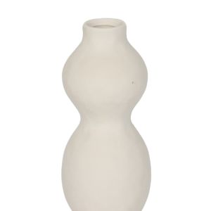 AIRA ΒΑΖΟ 13x13x39cm ΚΕΡΑΜΙΚΟ ΛΕΥΚΟ