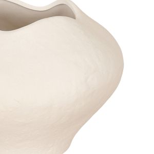 VERAE ΒΑΖΟ 26x26x20cm ΚΕΡΑΜΙΚΟ ΛΕΥΚΟ