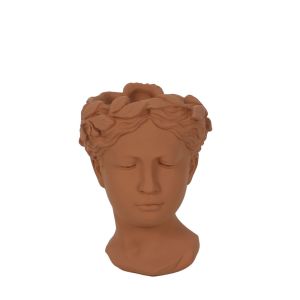 CEM ΒΑΖΟ 16x15x22cm CEMENT TERRACOTTA