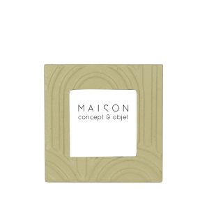 RAW ΚΟΡΝΙΖΑ 16x2x16cm MDF ΠΡΑΣΙΝΟ ΑΝΟΙΧΤΟ ΓΥΑΛΙ