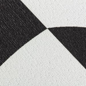 CONTRAST ΠΙΝΑΚΑΣ ΔΙΑΚΟΣΜΗΣΗΣ 60x80x3cm ΚΑΜΒΑΣ ΑΣΠΡΟ ΜΑΥΡΟ MDF ΜΑΥΡΟ