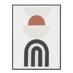 KALEIDA ΠΙΝΑΚΑΣ ΔΙΑΚΟΣΜΗΣΗΣ 60x80x3cm ΚΑΜΒΑΣ ΠΟΛΥΧΡΩΜΟ MDF ΜΑΥΡΟ
