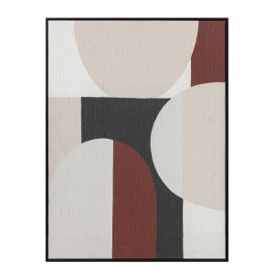 ROVA ΠΙΝΑΚΑΣ ΔΙΑΚΟΣΜΗΣΗΣ 60x80x3cm ΚΑΜΒΑΣ ΠΟΛΥΧΡΩΜΟ MDF ΜΑΥΡΟ