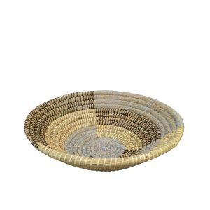 TIA ΔΙΑΚΟΣΜΗΤΙΚΟ ΤΟΙΧΟΥ 42x42x12cm KANSGRASS ΦΥΣΙΚΟ ΜΑΥΡΟ ΠΛΑΣΤΙΚΟ ΓΑΛΑΖΙΟ