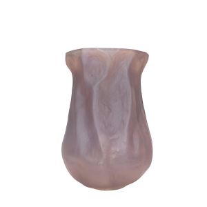 MIST ΒΑΖΟ 27x24x38cm ΓΥΑΛΙ ΚΑΦΕ ΑΝΟΙΧΤΟ