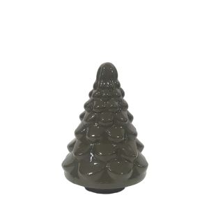 CRYSTAL ΧΡΙΣΤΟΥΓΕΝΝΙΑΤΙΚΟ ΔΙΑΚΟΣΜΗΤΙΚΟ ΔΕΝΤΡΟ 9x9x13cm ΓΥΑΛΙ ΠΡΑΣΙΝΟ