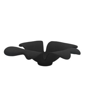 FLORA ΠΙΑΤΕΛΑ 32x29x10cm ΑΛΟΥΜΙΝΙΟ ΜΑΥΡΟ