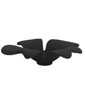 FLORA ΠΙΑΤΕΛΑ 38x36x11cm ΑΛΟΥΜΙΝΙΟ ΜΑΥΡΟ