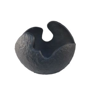 VULA ΒΑΖΟ 24x16x21cm ΑΛΟΥΜΙΝΙΟ ΜΑΥΡΟ