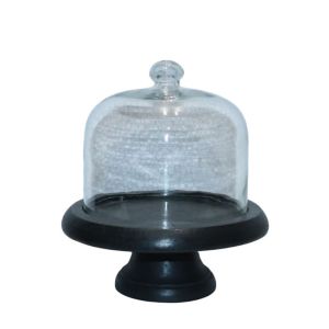 BELLORA ΚΟΥΠ 20x20x27.5cm ΓΥΑΛΙ ΚΑΦΕ ΞΥΛΟ