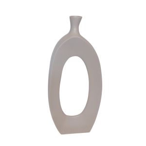 ELLA ΒΑΖΟ 18x6x42cm ΑΛΟΥΜΙΝΙΟ IVORY