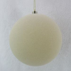 PEARL ΧΡΙΣΤΟΥΓΕΝΝΙΑΤΙΚΗ ΜΠΑΛΑ 25x25x26cm ΤΣΟΧΑ OFF WHITE
