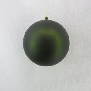 EVERGREEN ΧΡΙΣΤΟΥΓΕΝΝΙΑΤΙΚΗ ΜΠΑΛΑ 15x15x16cm ΠΛΑΣΤΙΚΟ ΠΡΑΣΙΝΟ ΣΚΟΥΡΟ ΜΑΤ