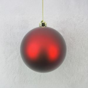 WINE GLOW ΧΡΙΣΤΟΥΓΕΝΝΙΑΤΙΚΗ ΜΠΑΛΑ 20x20x21cm ΠΛΑΣΤΙΚΟ ΚΟΚΚΙΝΟ ΣΚΟΥΡΟ