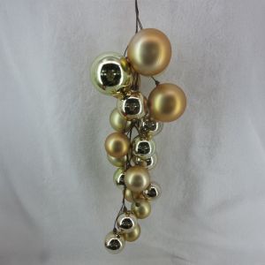 NOEL DROPS ΧΡΙΣΤΟΥΓΕΝΝΙΑΤΙΚΗ ΜΠΑΛΑ 66cm ΠΛΑΣΤΙΚΟ ΧΡΥΣΟ