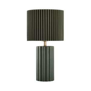 RIBLINE ΦΩΤΙΣΤΙΚΟ ΕΠΙΤΡΑΠΕΖΙΟ 25x25x46cm ΚΕΡΑΜΙΚΟ ΠΡΑΣΙΝΟ ΥΦΑΣΜΑ ΠΡΑΣΙΝΟ