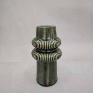 ARO ΒΑΖΟ 18x18x35cm ΚΕΡΑΜΙΚΟ ΠΡΑΣΙΝΟ