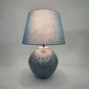MIO ΦΩΤΙΣΤΙΚΟ ΕΠΙΤΡΑΠΕΖΙΟ 33x33x46cm ΚΕΡΑΜΙΚΟ ΠΕΤΡΟΛ ΥΦΑΣΜΑ ΠΕΤΡΟΛ
