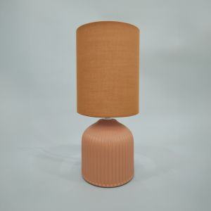 RIVO ΦΩΤΙΣΤΙΚΟ ΕΠΙΤΡΑΠΕΖΙΟ 14x15x31cm ΚΕΡΑΜΙΚΟ ΚΑΦΕ ΥΦΑΣΜΑ ΚΑΦΕ