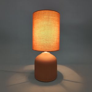 RIVO ΦΩΤΙΣΤΙΚΟ ΕΠΙΤΡΑΠΕΖΙΟ 14x15x31cm ΚΕΡΑΜΙΚΟ ΚΑΦΕ ΥΦΑΣΜΑ ΚΑΦΕ