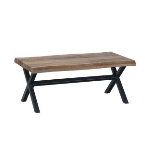 BRICK COFFEE TABLE ΚΑΡΥΔΙ ΜΑΥΡΟ 110x60x45cm