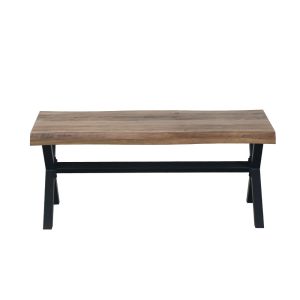 BRICK COFFEE TABLE ΚΑΡΥΔΙ ΜΑΥΡΟ 110x60x45cm
