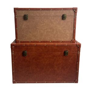 BRYST ΜΠΑΟΥΛΑ SET 2ΤΜΧ COGNAC PURO 64x40x40cm