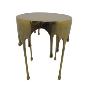 DROP SIDE TABLE ΧΡΥΣΟ 43.25x43.25x56cm