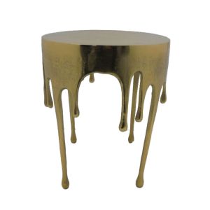 DROP SIDE TABLE ΧΡΥΣΟ 34.25x34.25x44.5cm