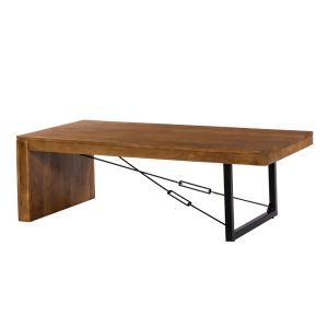 WIRE COFFEE TABLE ΚΑΡΥΔΙ ΜΑΥΡΟ 120x60x40cm