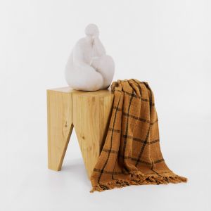 EMIR SIDE TABLE ΦΥΣΙΚΟ 40x40x45cm