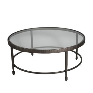 GRANAZ COFFEE TABLE GUNMETAL 100x100x42.5cm