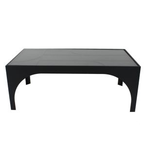 ARCHES COFFEE TABLE ΜΑΥΡΟ ΜΑΤ 100x55x38cm