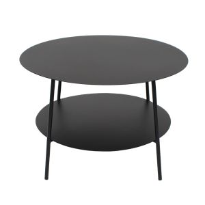 SIMPLE COFFEE TABLE ΜΑΥΡΟ 60x60x40cm