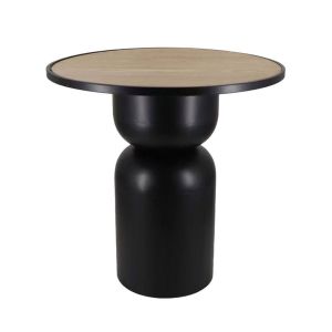 UP : DOWN 65 COFFEE TABLE ΜΑΥΡΟ ΦΥΣΙΚΟ 65x65x65cm