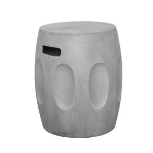 AFRICA SIDE TABLE ΓΚΡΙ 38x38x46.5cm