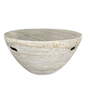 LITHOS CENTRAL COFFEE TABLE BEIGE 68x68x36cm