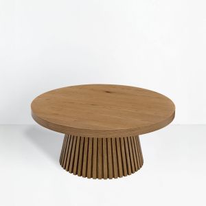 FORESTA COFFEE TABLE ΦΥΣΙΚΟ 90x90x40cm