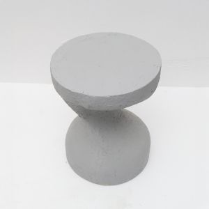 INDUSTRIAL SIDE TABLE ΛΕΥΚΟ 39.5x39.5x52.5cm