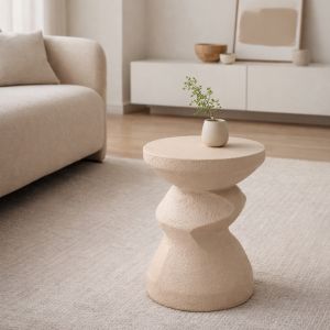 LATTE SIDE TABLE BEIGE 40.5x40.5x51cm